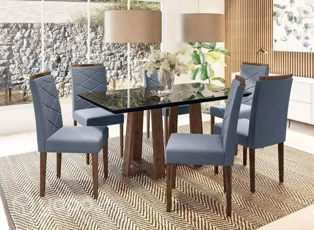 Juego comedor 6 sillas