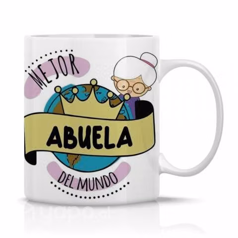 Taza/Tazon/Mug Mejor Abuela Del Mundo 45