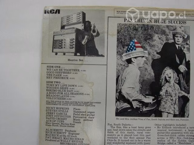 Vinilo Jefferson Airplane Volunteers Alemania Ed