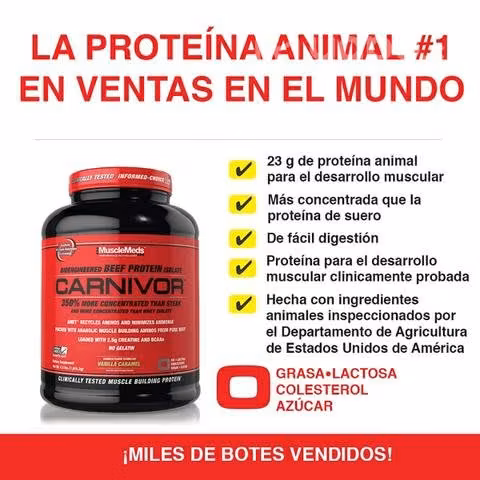 Proteína a base de carne carnívor - Imagen 4