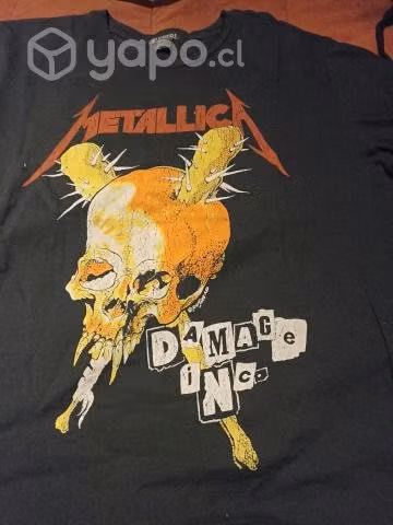Polera Metallica Ondera Damage Inc