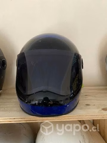 Casco clasico azul - Imagen 2