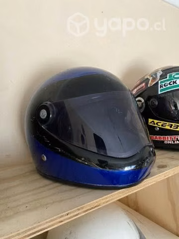 Casco clasico azul