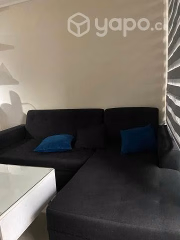 Sofa en L Negro