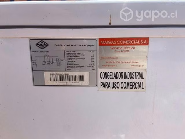 Congeladora Industrial Maigas - Imagen 3