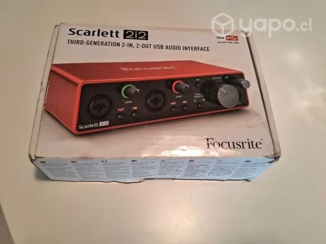 INTERFACE SCARLETTE 2i2 - Imagen 2