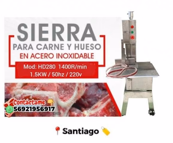 Sierra para corte de carne y hueso