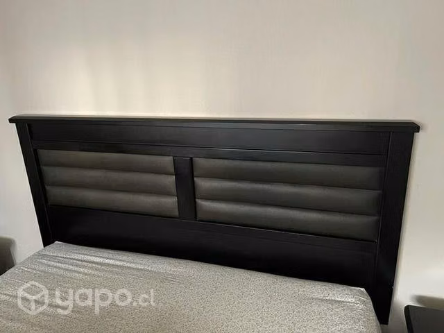 Cama europea cic super premium 2p con respaldo