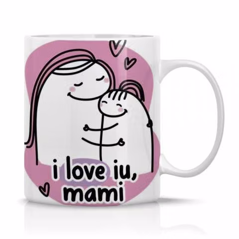 Taza/Tazon/Mug I Love You Mami Regalo Dia De Las M