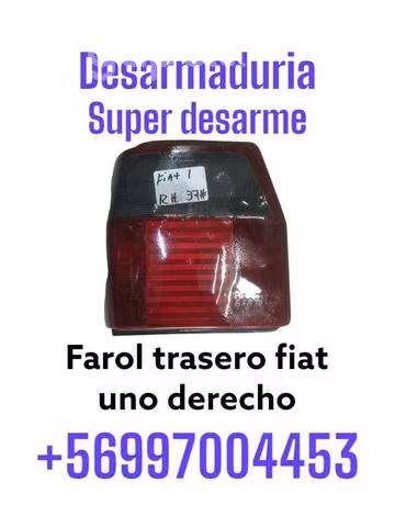 Farol trasero Fiat uno derecho
