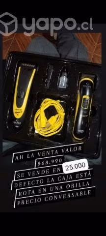 Pack de máquina de cortar pelo en 25.000