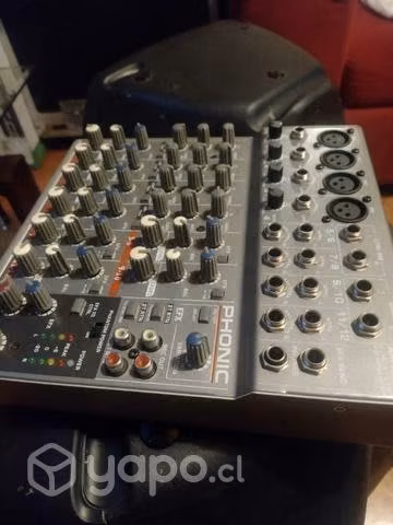 Mixer + cajas Titan 12 activas