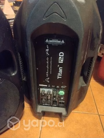 Mixer + cajas Titan 12 activas