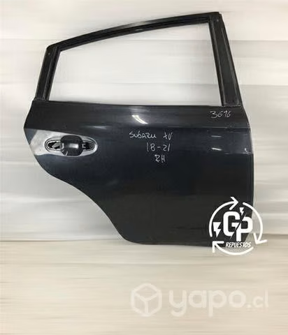 Puerta trasera Rh Subaru xv 2018-2021