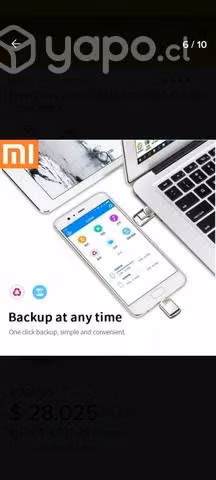 Memoria portátil usb-c 3.0 de 2 tera de capacidad