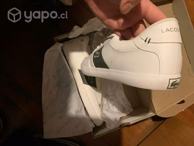 Lacoste cuero blancas talla 45 nuevas - Imagen 4