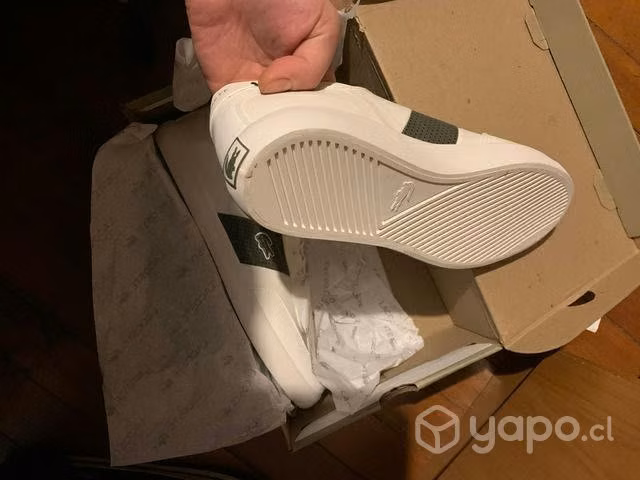 Lacoste cuero blancas talla 45 nuevas - Imagen 2
