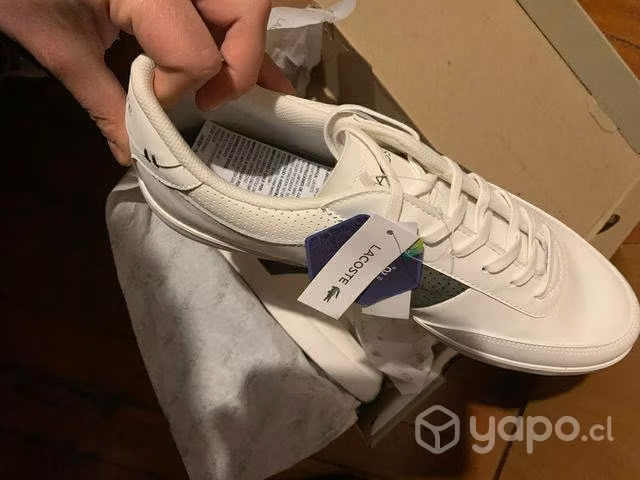 Lacoste cuero blancas talla 45 nuevas - Imagen 5