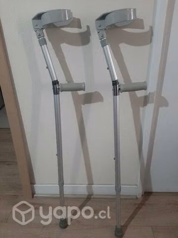 Pack de 2 muletas ortopédicas