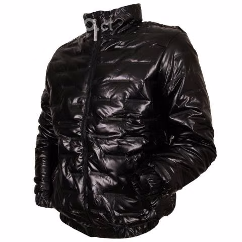Parka XXL Negra de Hombre Versátil y Moderna 6015