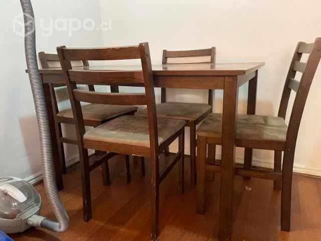 Mesa comedor + 4 sillas - Imagen 2