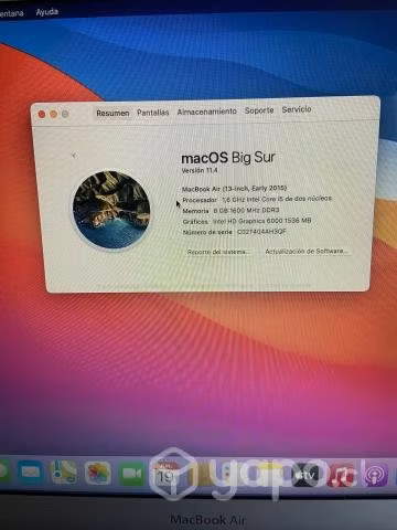 MacBook Air re acondicionado