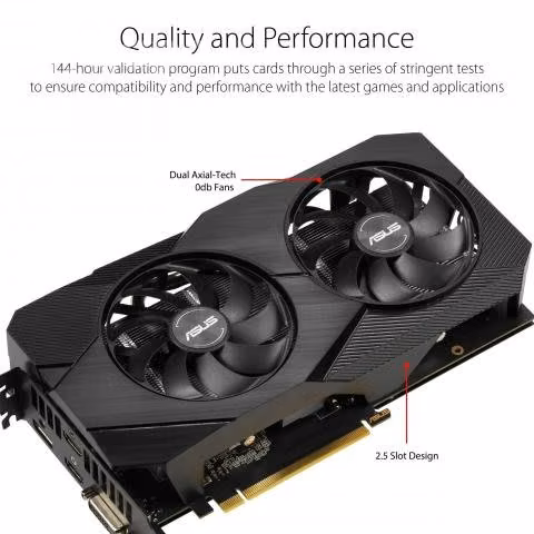 Tarjeta de video Nvidia ASUS Dual GeForce RTX 2060 - Imagen 2