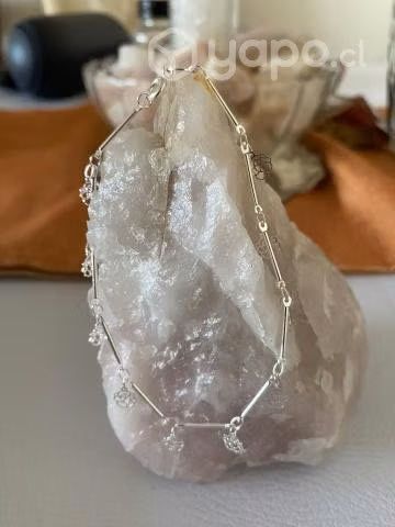 Pulsera de plata efecto espejo, ley 925