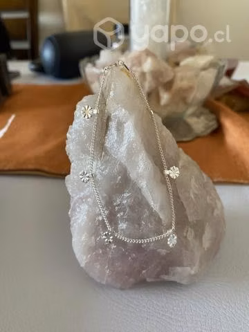 Pulsera de plata efecto espejo, ley 925