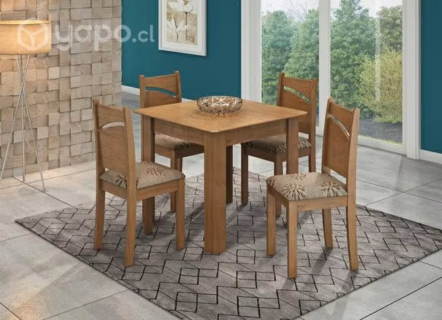 Juego comedor 4 sillas