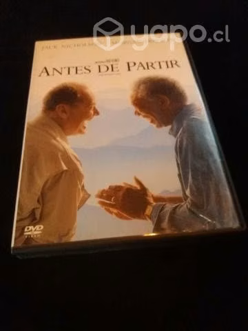Película Antes de partir dvd