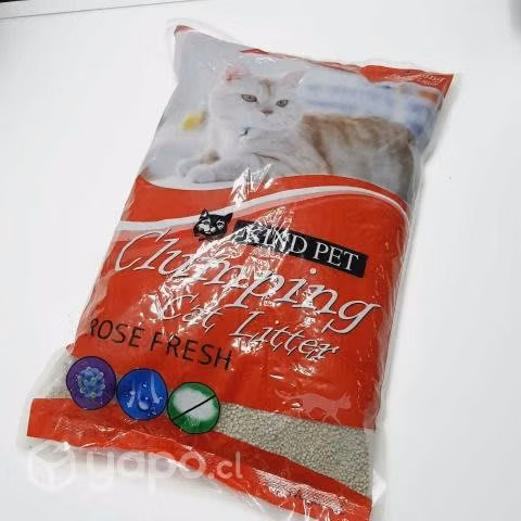 Arena para gatos aglutinante 4kg con olor
