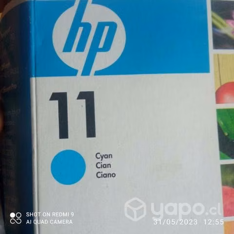 Tintas HP 11 colores originales