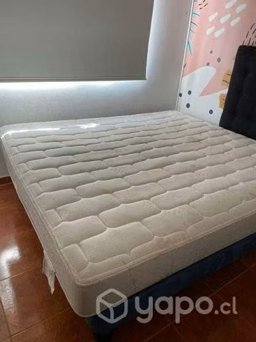Cama King Celta + respaldo conversable