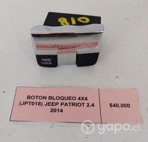 Boton Bloqueo 4x4 (JPT018) Jeep Patriot 2.4 2014