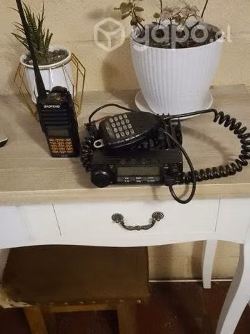 Radios any tone base at588 y portátil baofeng