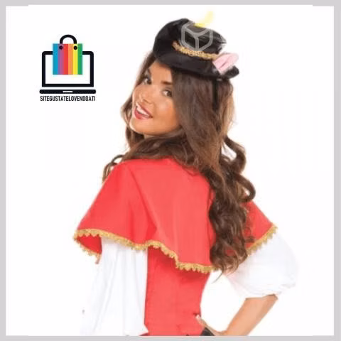 Vestido Medieval Mosquetera con Capa