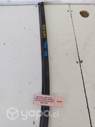 Moldura Lame Vidrio Puerta Trasera Derecha (CND129