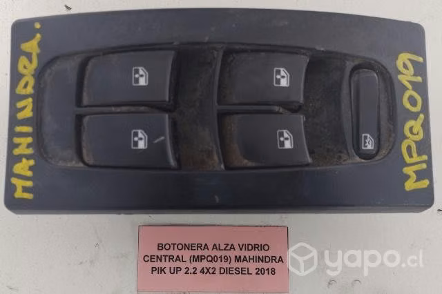Botonera AlzaVidr Central (MPQ019) Mahindra Pik Up