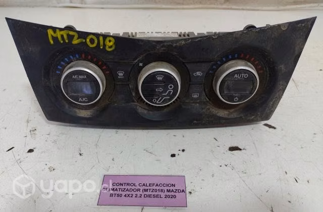 Control Calefac Climatizador (MTZ018) Mazda BT50
