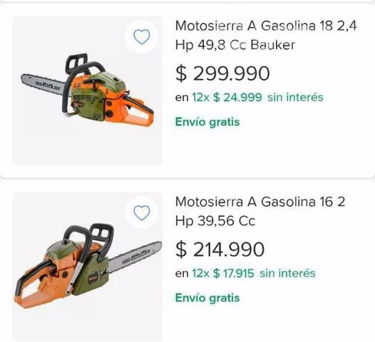 Motosierra Bauker ZM5030
