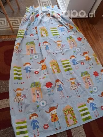 Cortina larga (190 cm), 2 paños Nueva