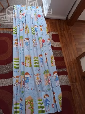 Cortina larga (190 cm), 2 paños Nueva