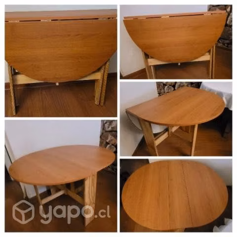 Mesa comedor plegable