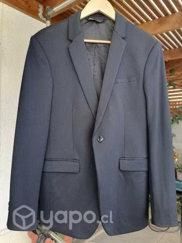 Chaqueta azul marino marca zara talla s-m - nueva