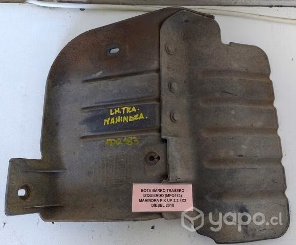 Guardafango Tra izq (MPQ183) Mahindra Pick up 2018