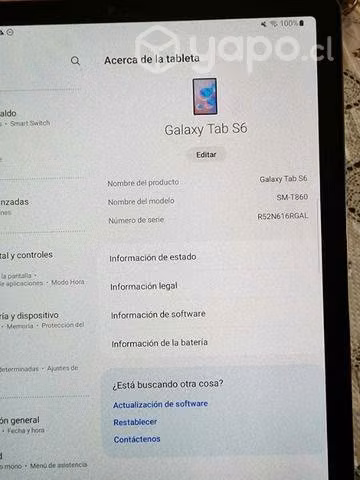 Galaxy tab S6 con Keyboard cover - Imagen 4