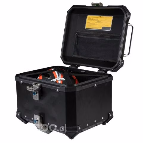 Maleta Top Case Moto Aluminio 4rs E70 45 Litros
