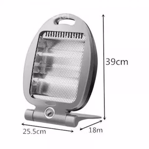 Calefactor estufa cuarzo 800w sistema seguridad ba
