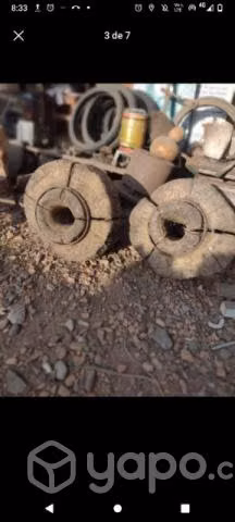 Rueda de carreta antigua